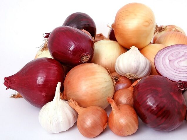 Garlic and onions for efficiency