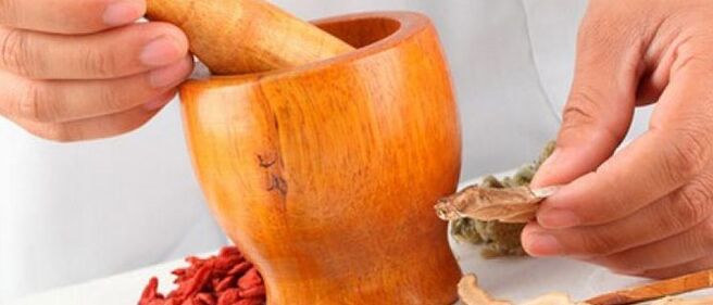 Treatment of efficiency with herbs