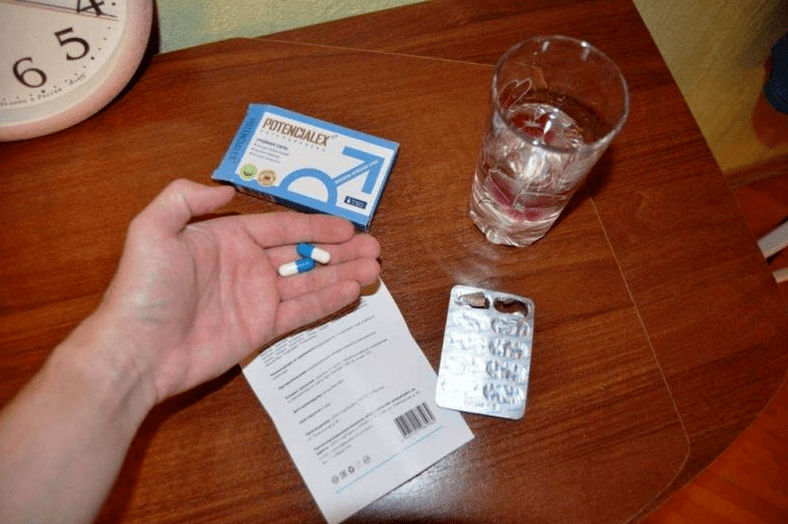 first intake of Potencialex capsule